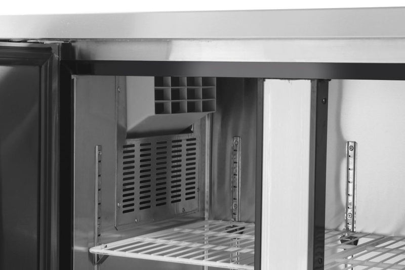 Hendi vriezertafel, tweedeurs Kitchen Line 220L