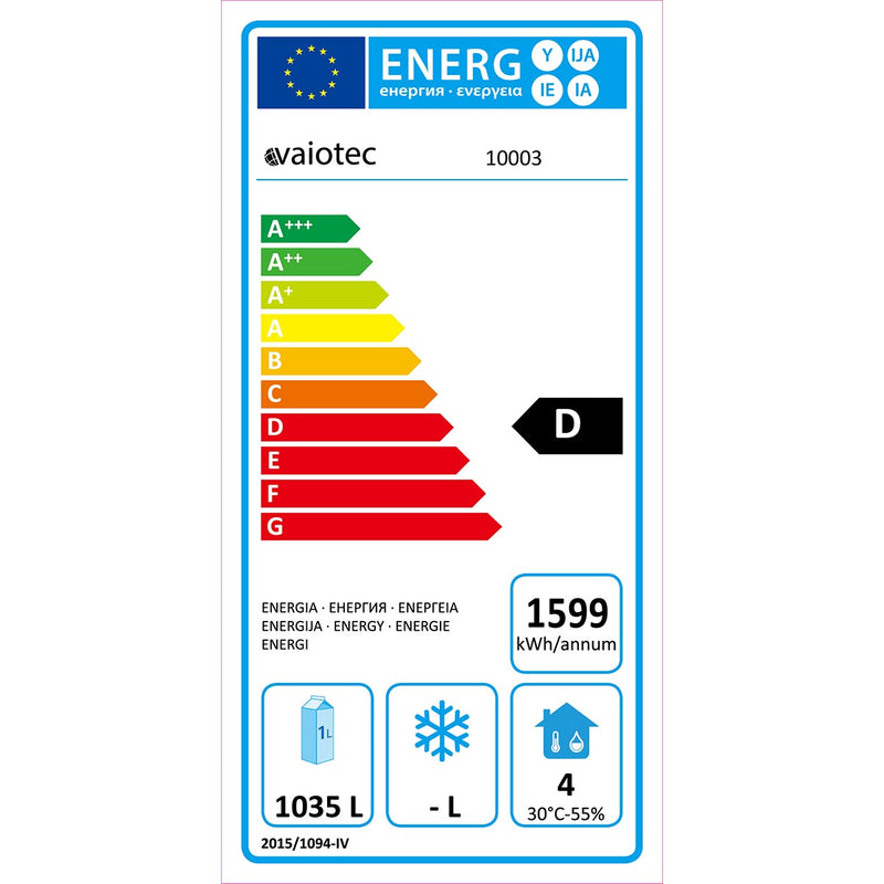 Vaiotec EASYLINE Koelkast 1400 / 2-deurs GN2/1 - Monoblok