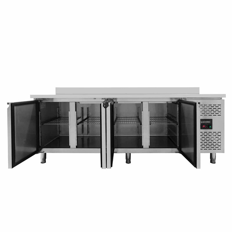 Vaiotec EASYLINE Kühltisch 700 / 4-türig inkl. Aufkantung - Monoblock