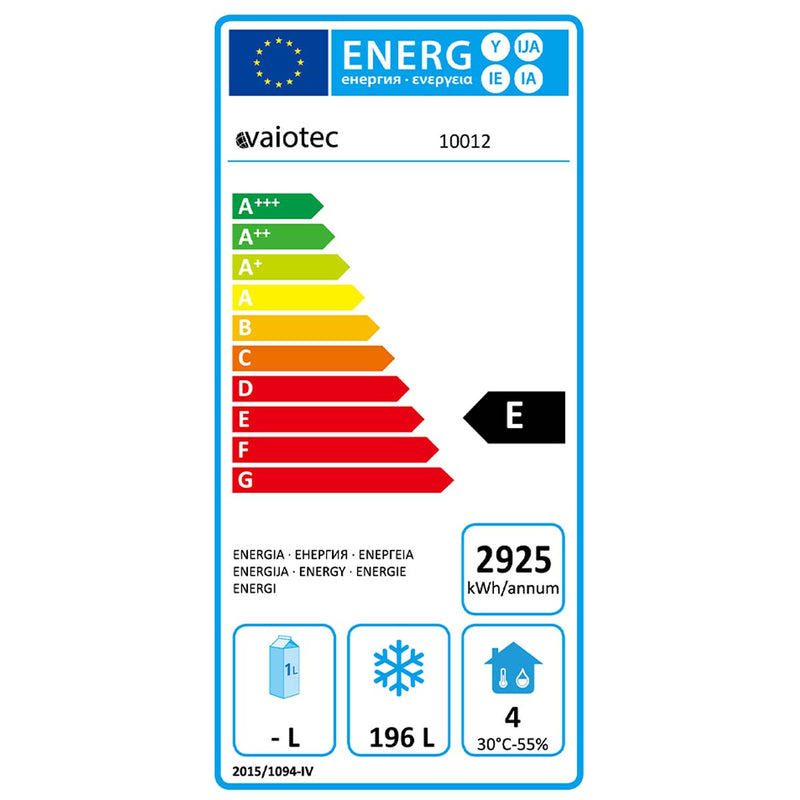 Vaiotec EASYLINE vriestafel 700 / 2-deurs incl. opstand - Monoblock