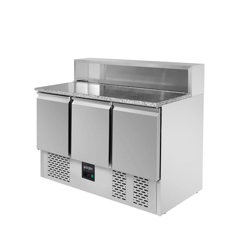 Vaiotec EASYLINE Pizza-Saladette 700 / 3-fach - mit 3 Türen