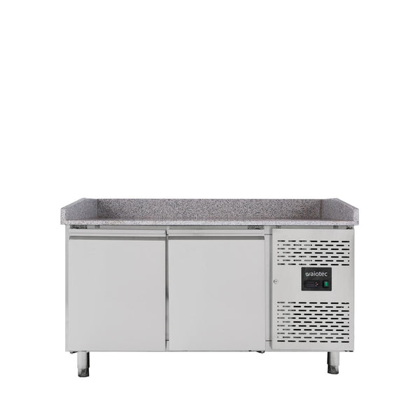 Vaiotec EASYLINE Pizzakühltisch 800 / 2-türig "grau"