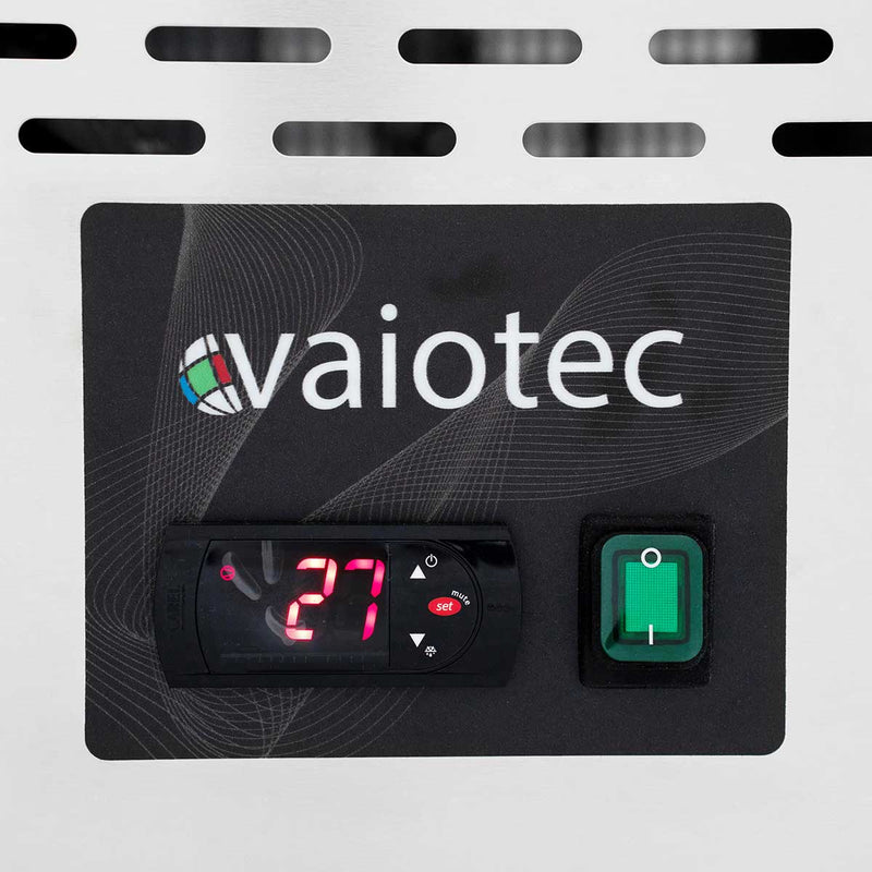 Vaiotec EASYLINE pizzakoeltafel 800 / 2-deurs "grijs"