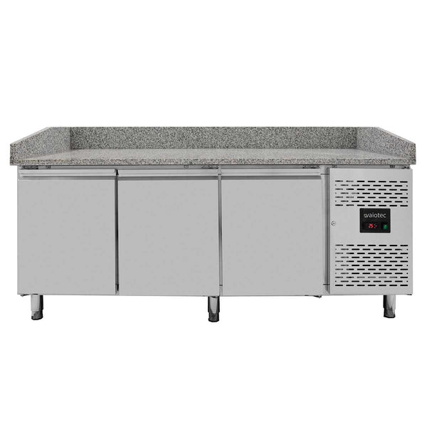 Vaiotec EASYLINE pizzakoeltafel 800 / 3-deurs "grijs"