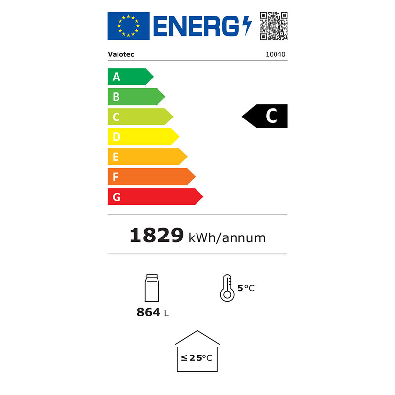 Réfrigérateur à boissons Vaiotec TOPLINE 1000 / 2 portes coulissantes