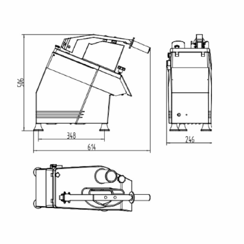 Vaiotec EASYLINE Gemüseschneider inkl. 5 Scheiben