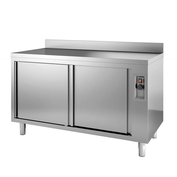 Vaiotec TOPLINE Wärmeschrank 600 / 2 Schiebetüren & Aufkantung B:2000