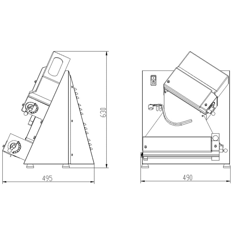 Vaiotec EASYLINE deegrolmachine 30s