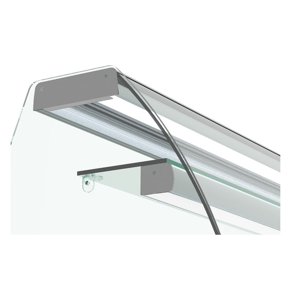 Vaiotec tussenliggende glasplaat inclusief verlichting 200 serie TOPLINE