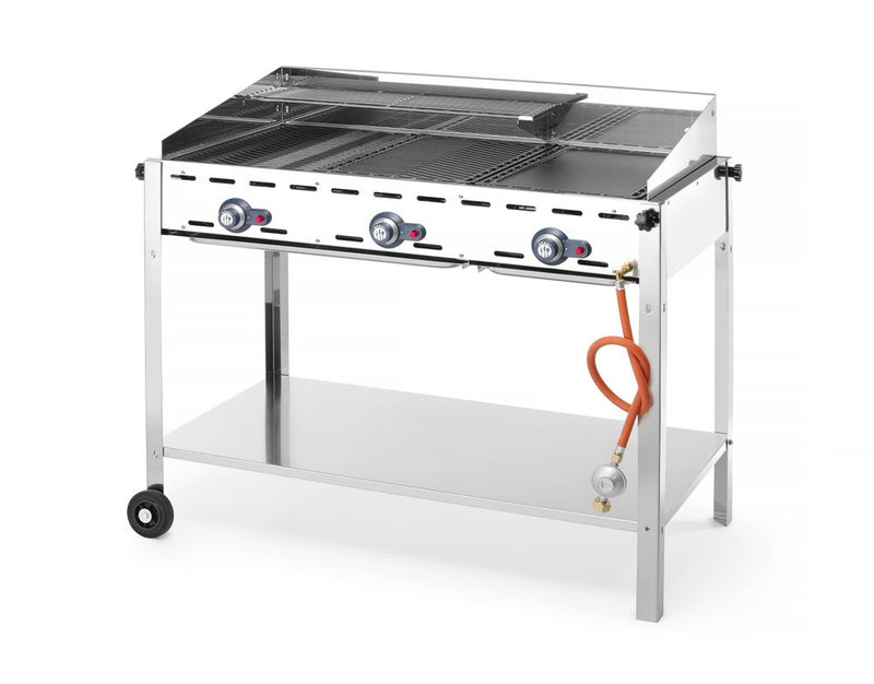 Hendi grill systeem Green Fire 3 branders