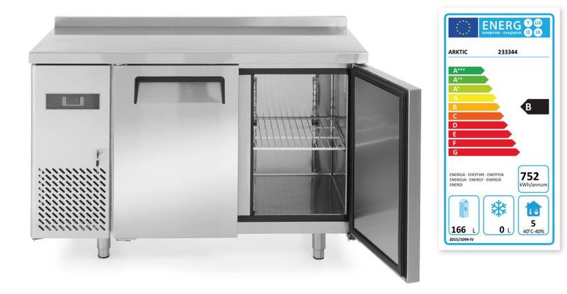 Hendi Kühltisch, zweitürig Kitchen Line 220 L