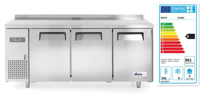 Hendi koeltafel, driedeurs Kitchen Line 390 L