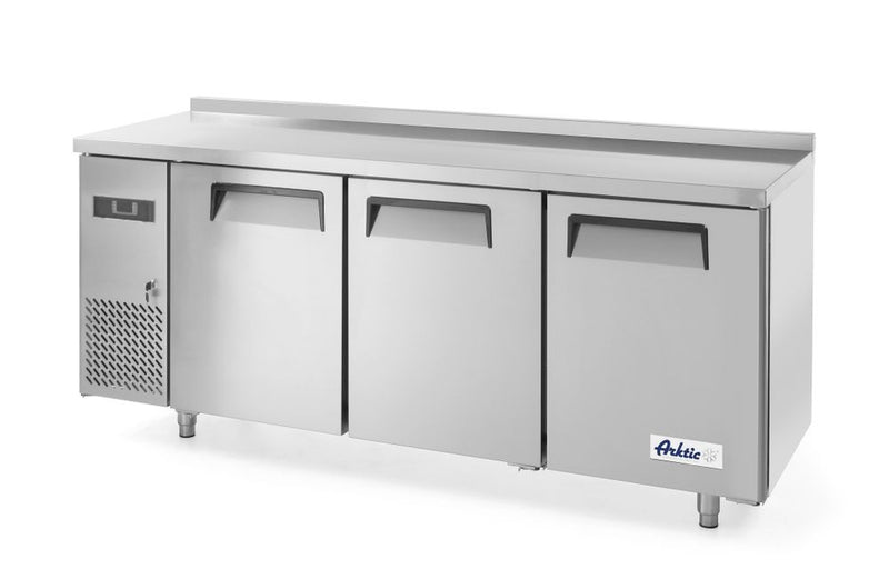 Hendi Tiefkühltisch, dreitürig Kitchen Line 390 L