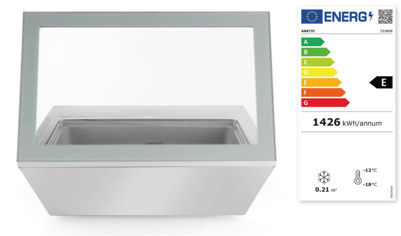 Hendi Eiscreme-Display-Gefrierschrank