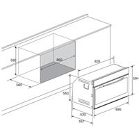 LOFRA - DOLCEVITA - EINBAU BACKOFEN 90 cm - FRBI 99 EE - IVORY - MESSING FINISH