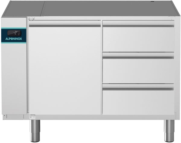 NordCap koeltafel (2 compartimenten) CLO 650 2-7061