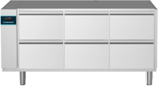 Table réfrigérée NordCap (3 compartiments) CLO 650 3-7051