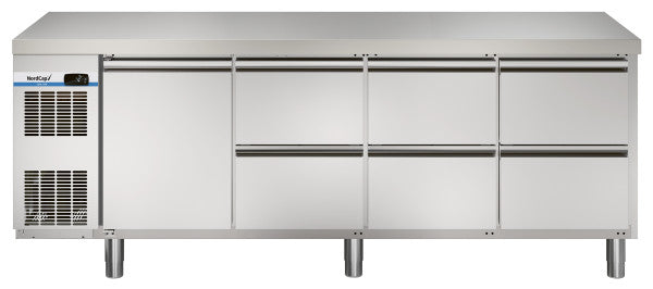 NordCap COOL-LINE koeltafel (4 compartimenten) KT-CL 2149 1T 6Z