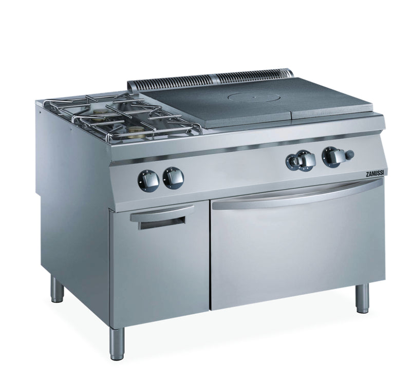 Cuisinière à gaz avec plaque de cuisson NordCap GGH9 / 2F-GB-UO-S