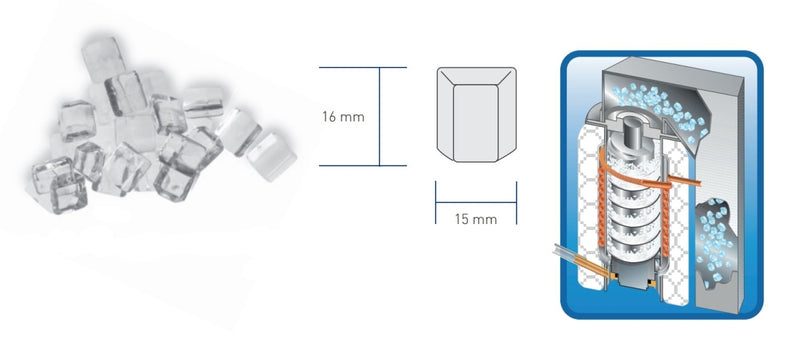 Machine à glace pilée NordCap SMI 80 L - Mojo