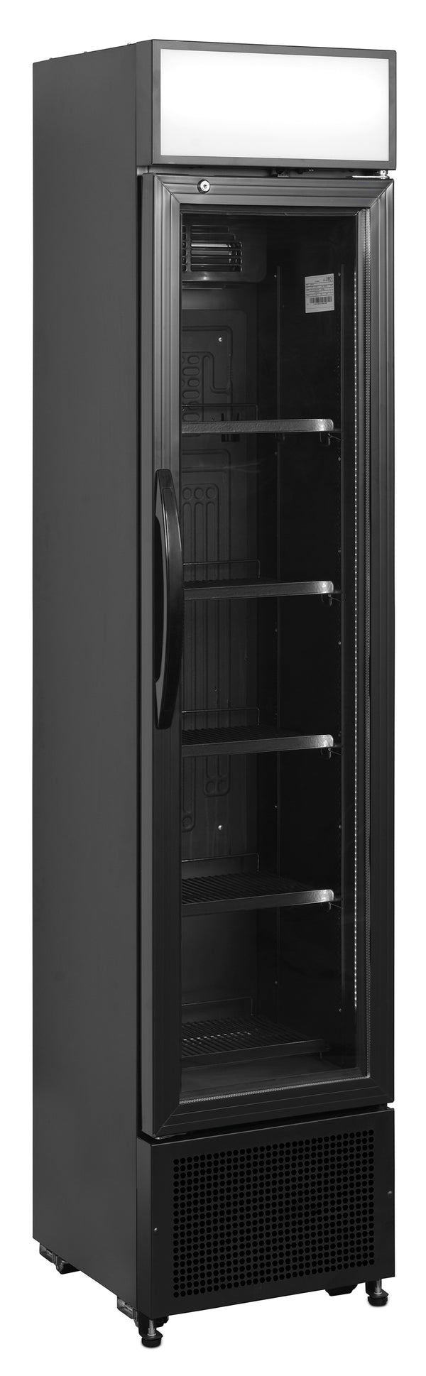 NordCap Glastürkühlschrank KU 175 G-SP BLACK