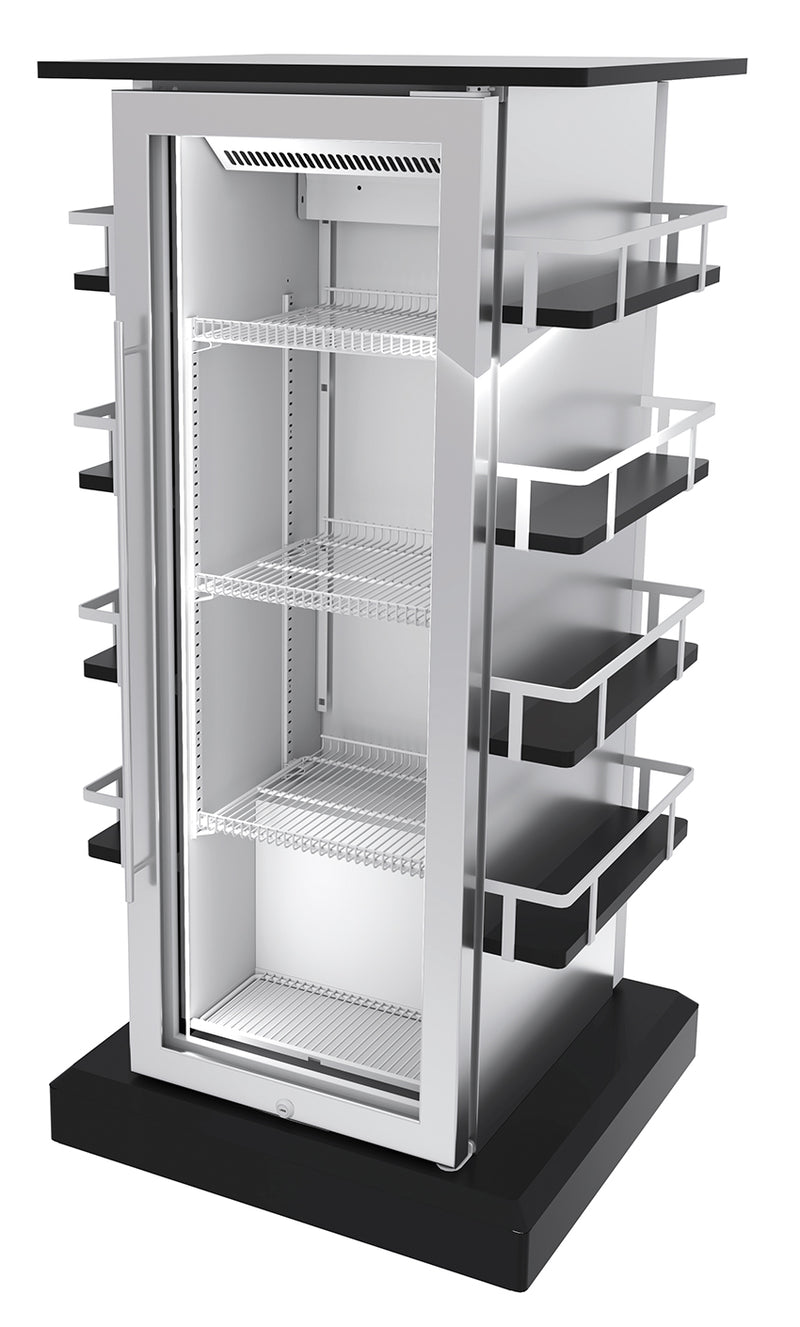 NordCap Glastürkühlschrank CC90