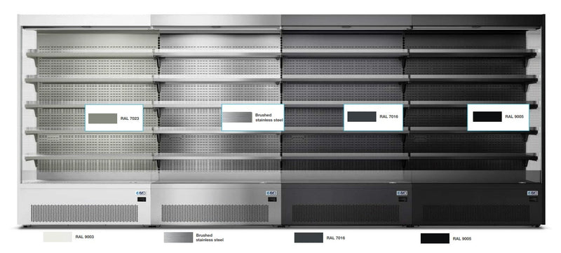 NordCap Wandkühlregal GALAXY TN 2500 OPEN