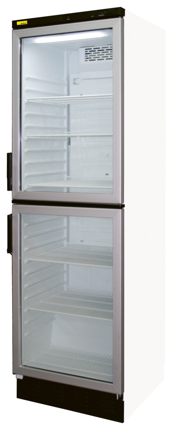 NordCap Glastürkühlschrank KU 407 2-G LED