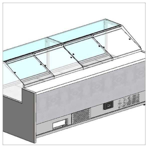 NordCap versafdeling ELECTA EC250, L 937, R290, M1, schuifpanelen