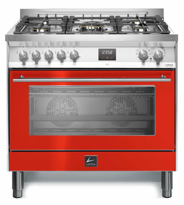 LOFRA - VENEZIA - SINGLE OVEN - PRG 96 WMFT/ AEO - Edelstahl - Fire Red