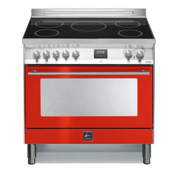 LOFRA - VENEZIA INDUKTION - SINGLE OVEN - PRG 96 WMFT/ 5I - Edelstahl - Fire Red