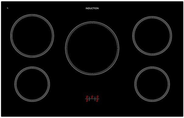 LOFRA - DOLCEVITA INDUCTIE - DUBBELE OVEN 90 cm - RBID 96 MFTE/ 5I - Ivoor - Chroom afwerking 