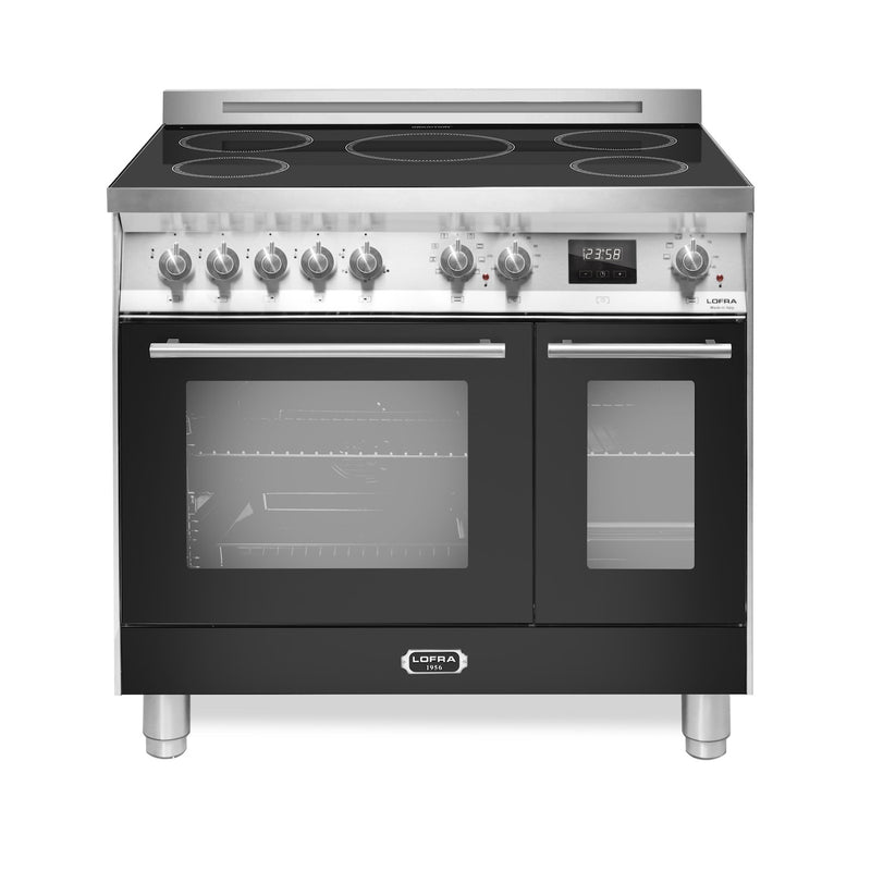 LOFRA - VENEZIA INDUKTION - DOUBLE OVEN - PNMD 96 MFTE/ 5I - EDELSTAHL BLACK DOOR