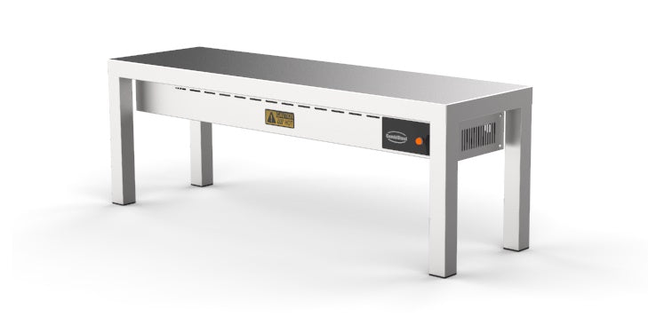 COMBISTEEL AUFSATZBORD KERAMISCH BEHEIZT 1 STUFIG 1200  3 HEATERS OF 250W