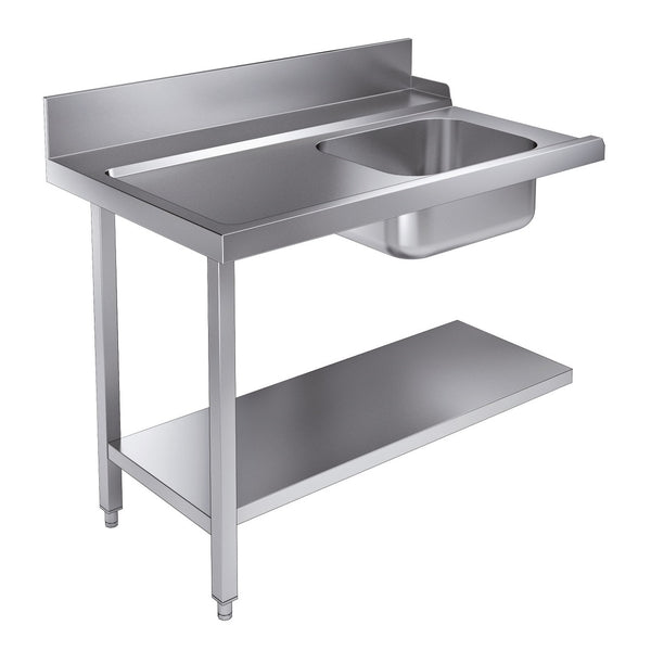 BASE DE TABLE D'ALIMENTATION COMBISTEEL 1200 GAUCHE POUR 7280.0045-0046