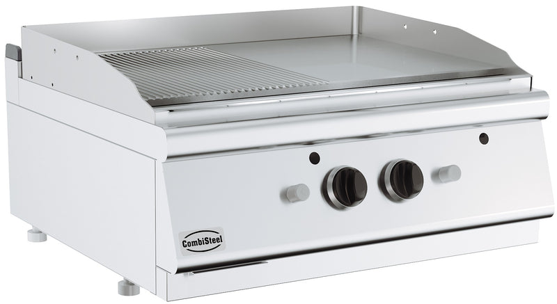 COMBISTEEL BASE 700 GASGRILLPLAAT CHROOM/GEGROEFD 