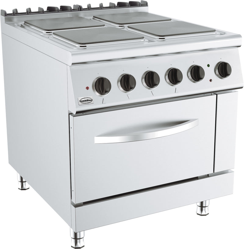 COMBISTEEL BASE 900 ELEKTROHERD 4 PLATTEN MIT EL. BACKOFEN