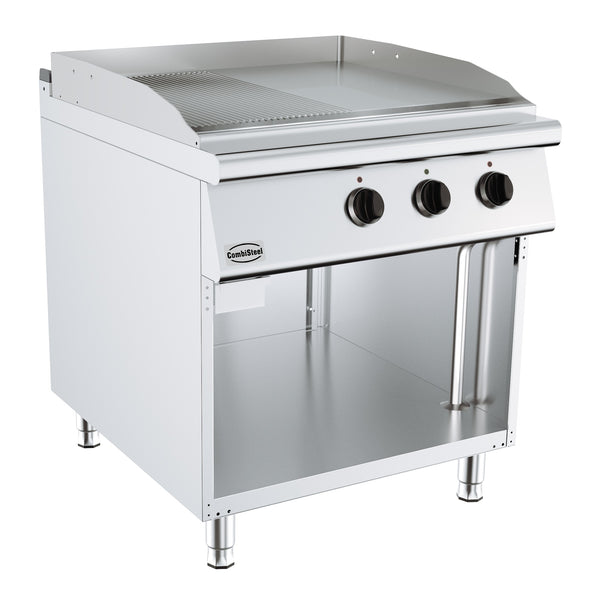 COMBISTEEL BASIS 900 EL. GRILLPLAAT GEGROEFD 