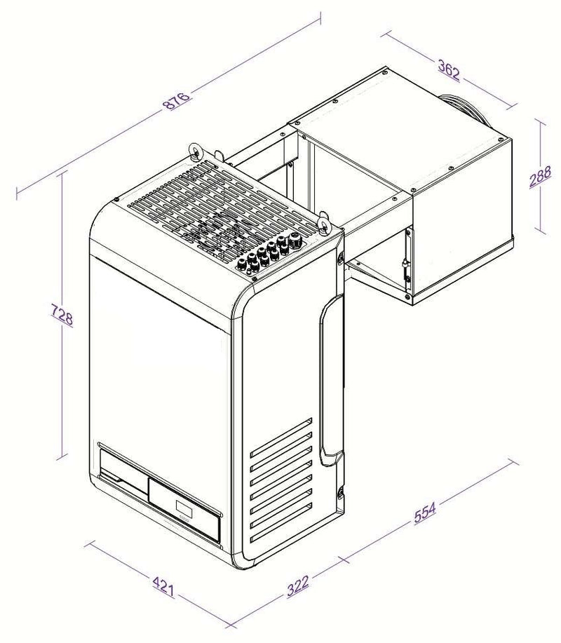 COMBISTEEL KÜHLAGGREGATE HUCKEPACK 6,6-12,6