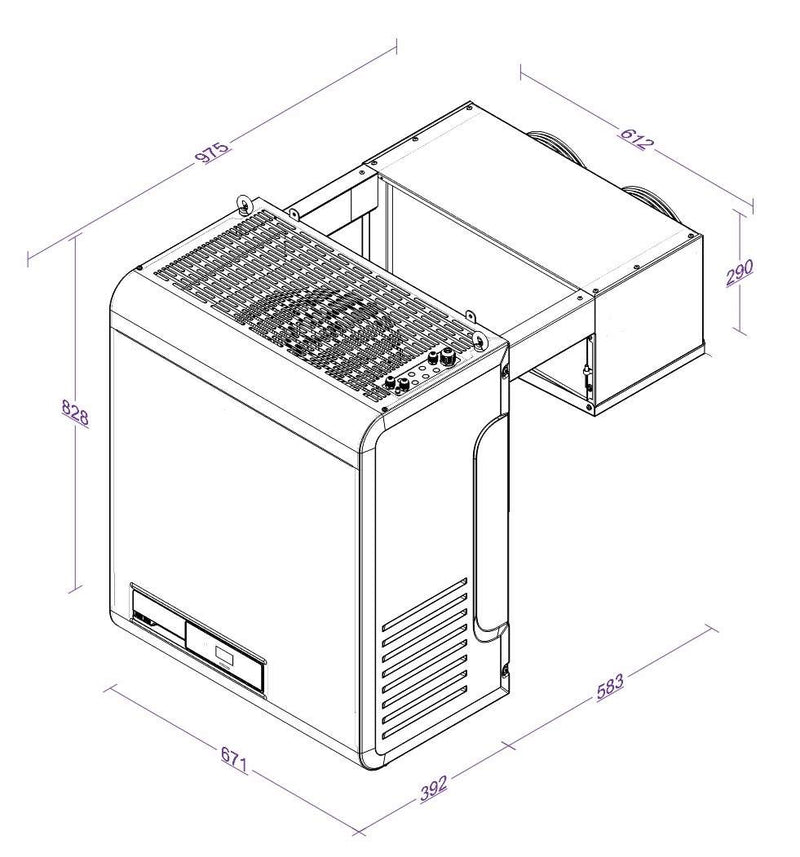 COMBISTEEL KOELUNITS HUCKEPACK 13,2-27,6 M3