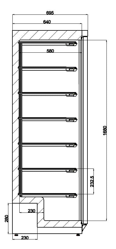 COMBISTEEL VRIESKAST RFS 1 DEUR