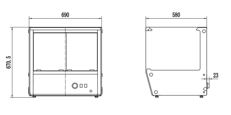 VITRINE CHAUFFANTE COMBISTEEL 137L