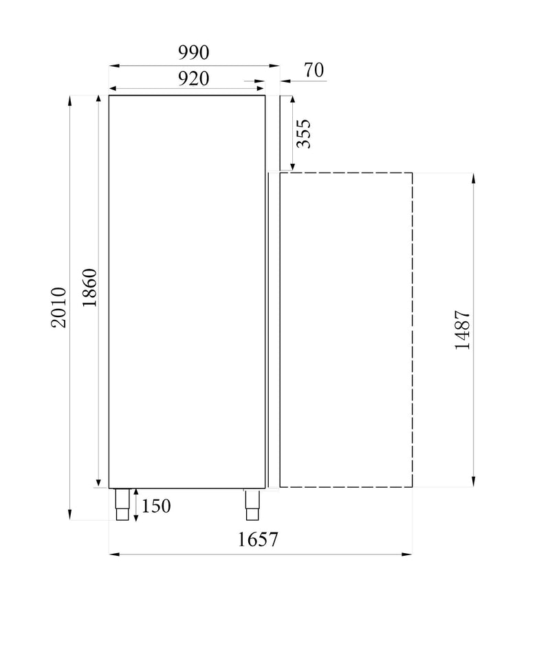 COMBISTEEL BÄCKEREI KÜHLSCHRANK