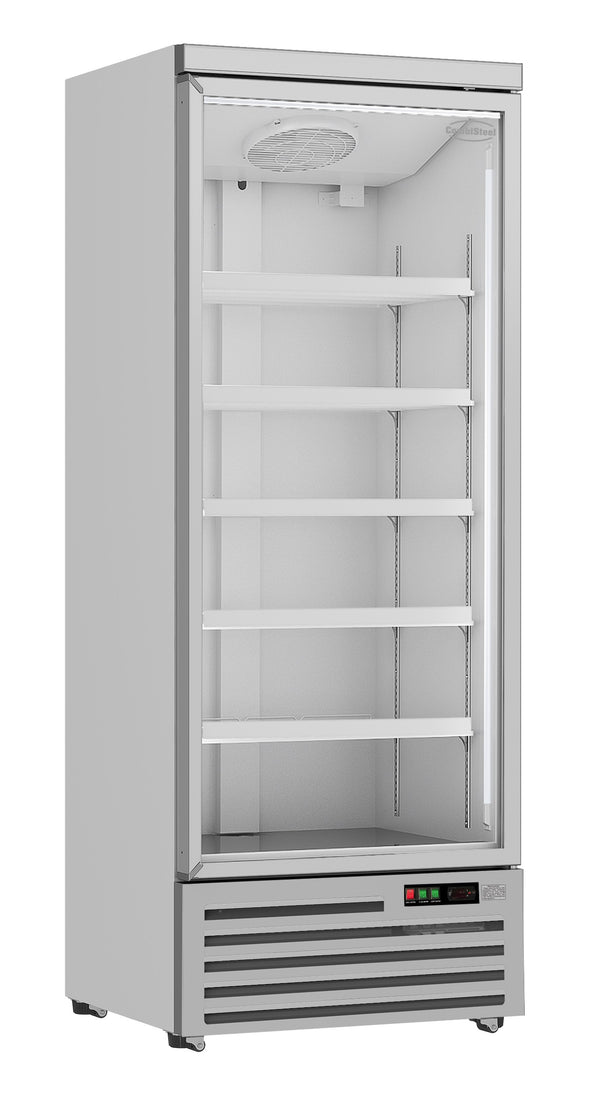 COMBISTEEL KÜHLSCHRANK 1 GLASTÜR JDE-600R