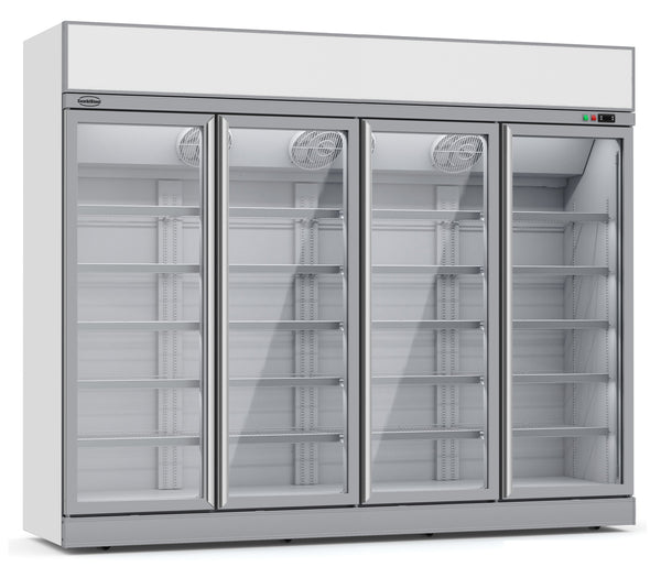 COMBISTEEL KÜHLSCHRANK 4 GLASTÜREN INS-2060R