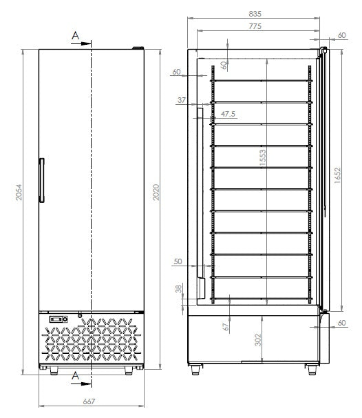 COMBISTEEL EIS TIEFKÜHLSCHRANK