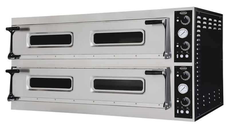 FOURS À PIZZA COMBISTEEL PLAQUES DE CUISSON DOUBLES 2 x 6 GRANDES