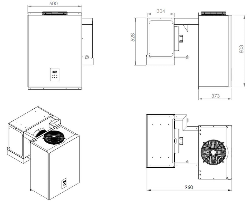 COMBISTEEL KOELUNITS HUCKEPACK 13,1-18 M3