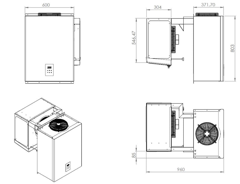 COMBISTEEL VRIESKASTEN HUCKEPACK 13,1-18 M3