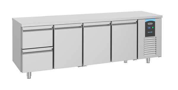 COMBISTEEL 700 KOELKASTTAFEL 3 DEUREN 2 LADEN ENERGY LINE 